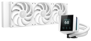 Система жидкостного охлаждения для процессора Deepcool MYSTIQUE 360 WH ARGB White (R-LX360-WHDSNMCP-G-1)