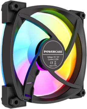 Вентилятор для корпуса Powercase (M55MR-12 ARGB) Black