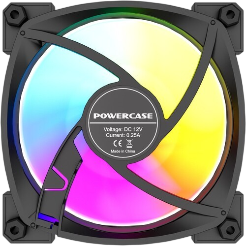 Вентилятор для корпуса Powercase (M55MR-12 ARGB) Black