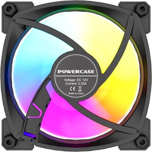 Вентилятор для корпуса Powercase (M55MR-12 ARGB) Black