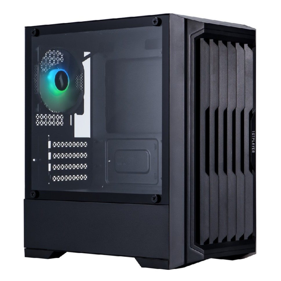Компьютерный корпус 1STPLAYER BULLET HUNTER H2 ARGB Black (H2-BK-4F7)