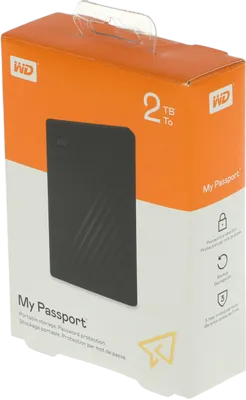 Внешний HDD Western Digital 2000 Gb My Passport Black (WDBYVG0020BBK-WESN)