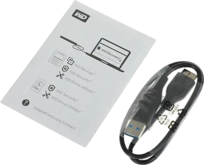 Внешний HDD Western Digital 2000 Gb My Passport Black (WDBYVG0020BBK-WESN)