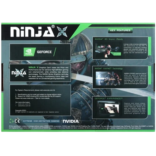 Видеокарта Sinotex Ninja (NF105NP45F) GeForce GTX 1050 4GB DUAL