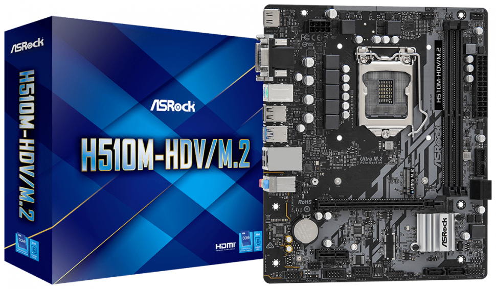 Материнская плата ASRock H510M-HDV/M.2