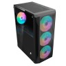Компьютерный корпус 1STPLAYER FIREBASE X5 TG (X5-3G6P-1G6)