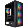 Компьютерный корпус 1STPLAYER FIREBASE X5 TG (X5-3G6P-1G6)