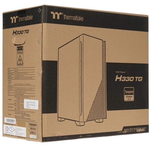 Компьютерный корпус Thermaltake H330 TG Black (CA-1R8-00M1WN-00)