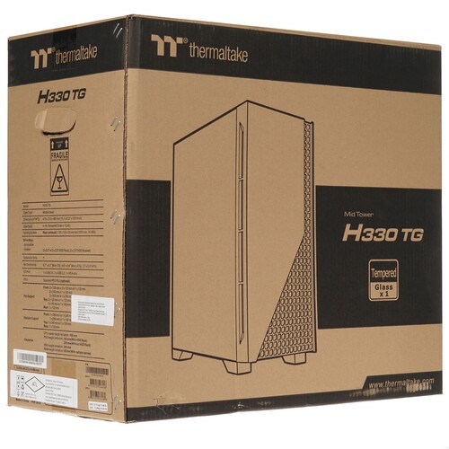 Компьютерный корпус Thermaltake H330 TG Black CA-1R8-00M1WN-00