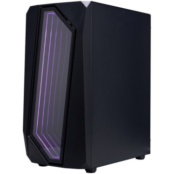 Компьютерный корпус 1STPLAYER INFINITE SPACE IS6 ARGB Black (IS6-BK-2F7R-1F7)
