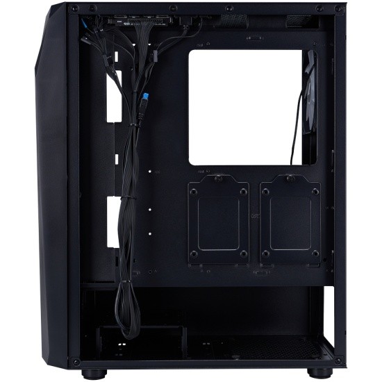 Компьютерный корпус 1STPLAYER INFINITE SPACE IS6 ARGB Black (IS6-BK-2F7R-1F7)