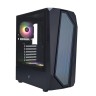 Компьютерный корпус 1STPLAYER INFINITE SPACE IS6 ARGB Black (IS6-BK-2F7R-1F7)