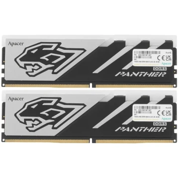 Оперативная память 32 Gb 6000 MHz Apacer Panther RGB OC Black/White (AH5U32G60C6229BAA-2)