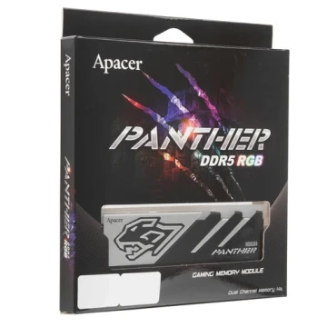 Оперативная память 32 Gb 6000 MHz Apacer Panther RGB OC Black/White (AH5U32G60C6229BAA-2)