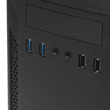 Компьютерный корпус Foxline Black (FL–628-FZ450R-U32) 450W