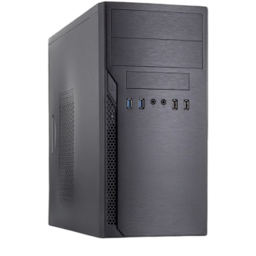 Компьютерный корпус Foxline Black (FL–628-FZ450R-U32) 450W