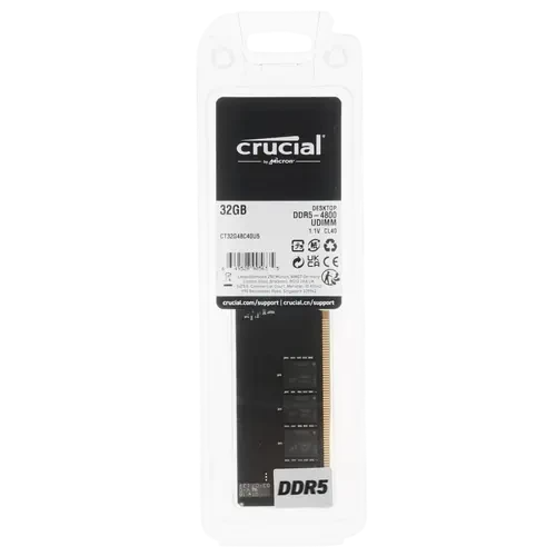 Оперативная память 32 Gb 4800 MHz CRUCIAL (CT32G48C40U5)