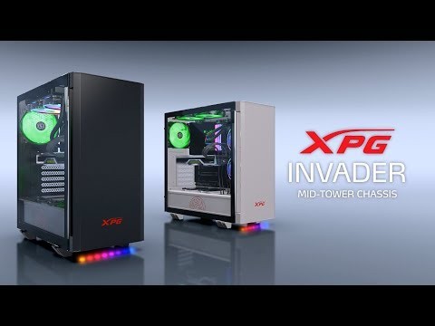 Компьютерный корпус ADATA XPG INVADER TG Black (INVADER-BKCWW)-video