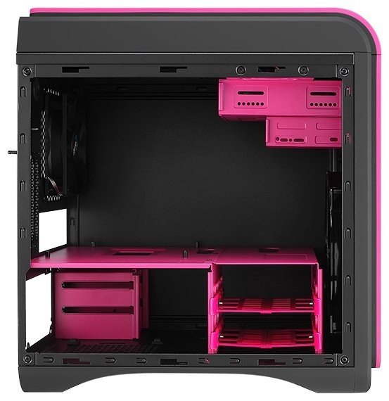 Компьютерный корпус AEROCOOL DEAD SILENCE CUBE Pink Edition