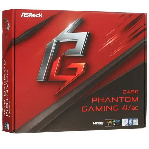 Материнская плата ASRock Z490 PHANTOM GAMING 4/AC