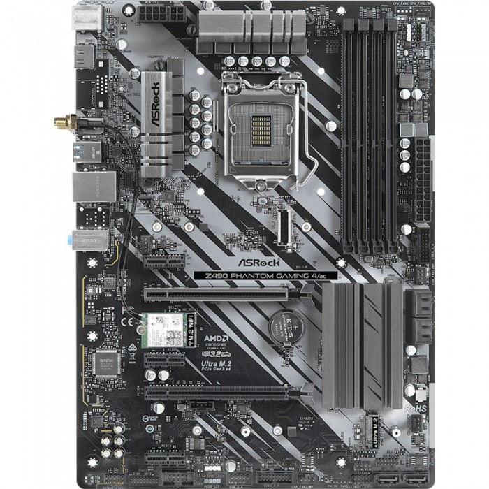 Материнская плата ASRock Z490 PHANTOM GAMING 4/AC