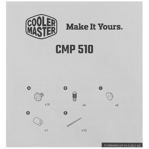 Компьютерный корпус Cooler Master (CP510-KGNN-S01)
