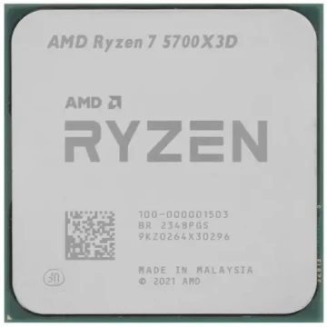 Процессор AMD Ryzen 7 5700X3D OEM 100-000001503