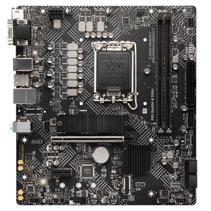 Материнская плата MSI PRO B660M-B DDR4