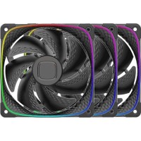Комплект вентиляторов для корпуса Geometric Future Squama 2503B 5V ARGB Black (1F2503B312001) (GF_SQM-2503B-TP)