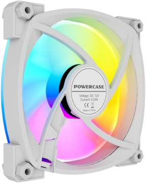 Вентилятор для корпуса Powercase (M55MR-12W ARGB) White