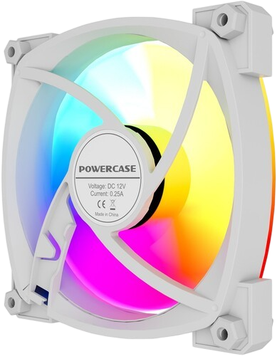 Вентилятор для корпуса Powercase (M55MR-12W ARGB) White