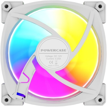 Вентилятор для корпуса Powercase (M55MR-12W ARGB) White