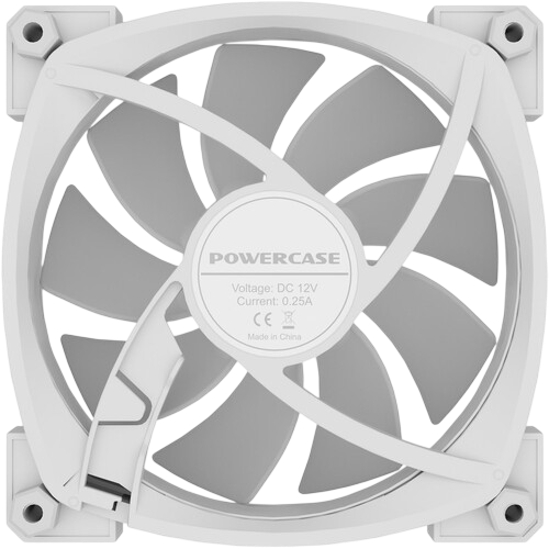 Вентилятор для корпуса Powercase (M55MR-12W ARGB) White