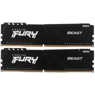 Оперативная память 8 Gb 2666 MHz Kingston FURY Beast Black (KF426C16BBK2/8)
