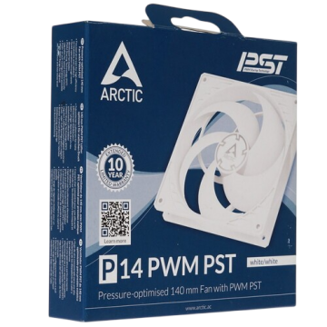 Вентилятор для корпуса Arctic Cooling P14 PWM PST White/White ACFAN00197A