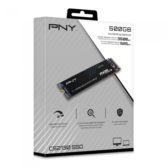 Твердотельный накопитель PNY 500 Gb CS2130 M280CS2130-500-RB