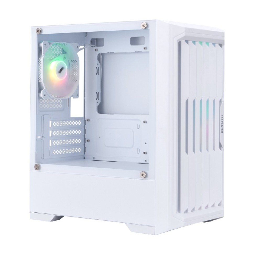 Компьютерный корпус 1STPLAYER BULLET HUNTER H2 ARGB White (H2-WH-4F7-W)