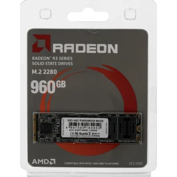 Твердотельный накопитель AMD 960 Gb Radeon R3 Series (R3MS0960G8)