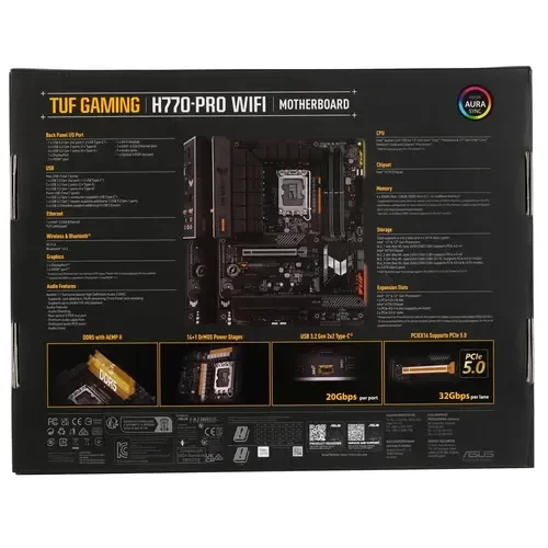 Материнская плата ASUS TUF GAMING H770-PRO WIFI 90MB1D50-M0EAY0