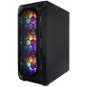 Компьютерный корпус 1STPLAYER FIREBASE X6 TG LED Black (X6-3G6P-1G6)