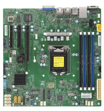 Материнская плата SuperMicro C242 S1151 MBD-X11SCL-F-B OEM
