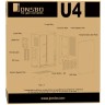 Компьютерный корпус JONSBO U4 Silver