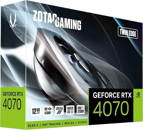 Видеокарта ZOTAC (ZT-D40700E-10M) GeForce RTX 4070 12Gb Twin Edge