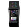 Компьютерный корпус ALSEYE Spider-B (5 fans ARGB) TG Black