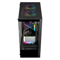 Компьютерный корпус ALSEYE Spider-B (5 fans ARGB) TG Black