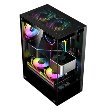 Компьютерный корпус ALSEYE Spider-B (5 fans ARGB) TG Black