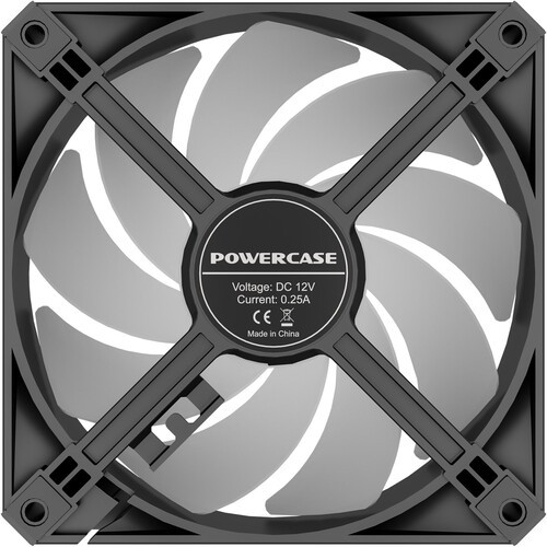 Вентилятор для корпуса Powercase (M56-12 ARGB) Black