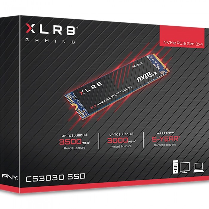 Твердотельный накопитель PNY 500 Gb M280CS3030-500-RB