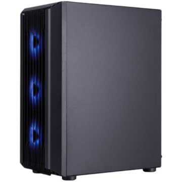 Компьютерный корпус 1STPLAYER BULLET HUNTER H6 ARGB Black (H6-BK-4F7)