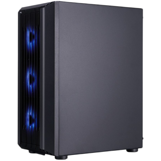 Компьютерный корпус 1STPLAYER BULLET HUNTER H6 ARGB Black (H6-BK-4F7)